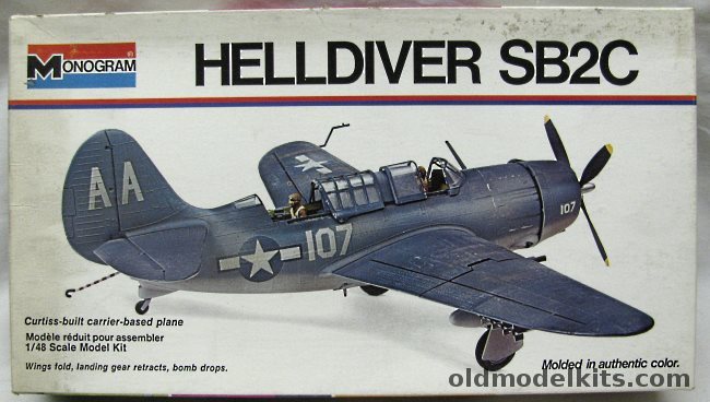 Monogram 1/48 Curtiss SB2C Helldiver, 6831 plastic model kit